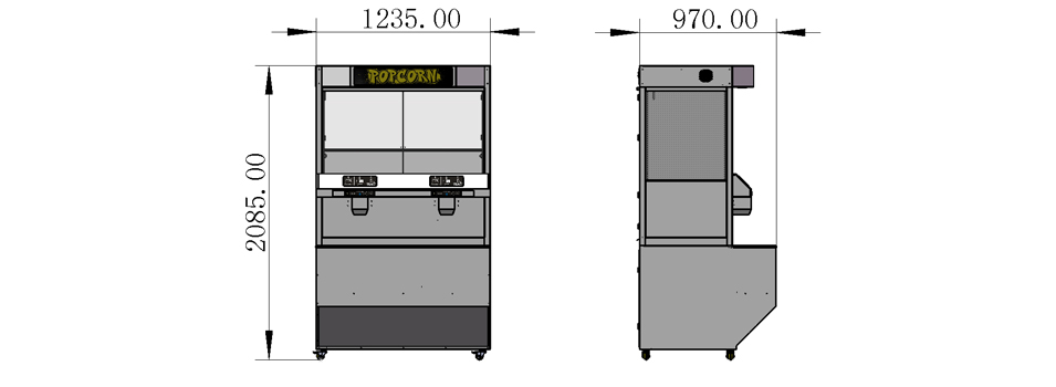 Self-serve cabinet